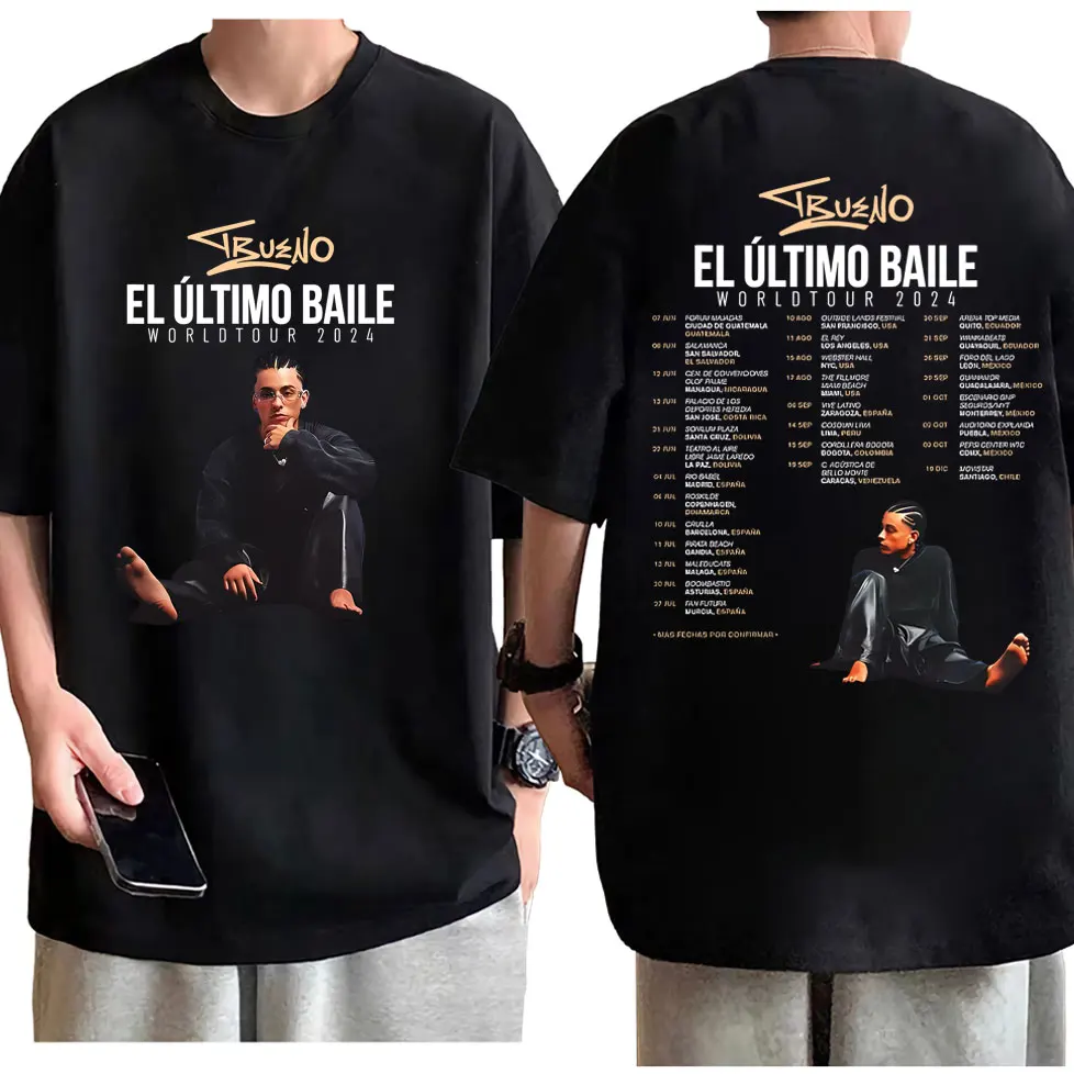 Rapper Trueno El Ultimo Balie World Tour Merch T-shirt Man's Hip Hop Vintage Short Sleeve T-shirts Fashion Casual Cotton T Shirt
Rapper Trueno El Ultimo Balie World Tour Merch T-shirt Man's Hip Hop Vintage Short Sleeve T-shirts Fashion Casual Cotton T Shirt