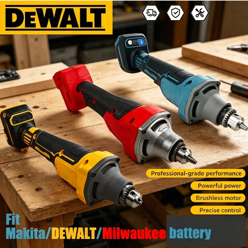 Шлифовальная машина DeWalt: бесщеточный двигатель, 4 регулируемые скорости, прямая шлифовальная машина для профессиональной шлифовки, полировки и гравировки.
Шлифовальная машина DeWalt: бесщеточный двигатель, 4 регулируемые скорости, прямая шлифовальная машина для профессиональной шлифовки, полировки и гравировки.