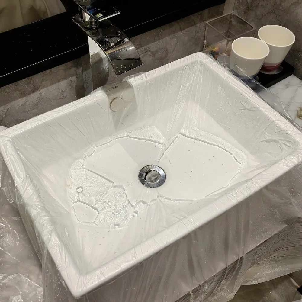 5pcs/set Portable Thickened Wash Basin Cover Anti-Dirt Protective Isolation Film Disposable Hygienic Laundry Film Homestay
5pcs/set Portable Thickened Wash Basin Cover Anti-Dirt Protective Isolation Film Disposable Hygienic Laundry Film Homestay