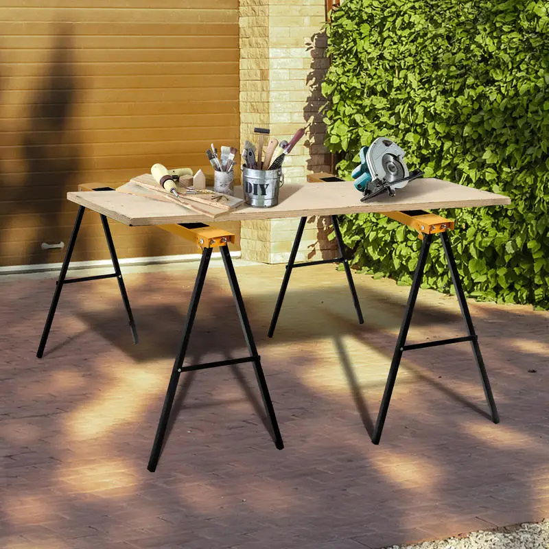 2 Pack Heavy Duty Sawhorse with Steel Folding Legs
2 Pack Heavy Duty Sawhorse with Steel Folding Legs