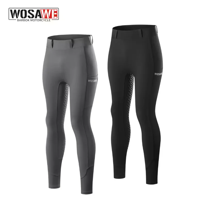 WOSAWE Women Equestrian Pants High Waist Horse Riding Breeches Summer Breathable Silicone Grip Stretch Leggings Outdoor Trousers
WOSAWE Women Equestrian Pants High Waist Horse Riding Breeches Summer Breathable Silicone Grip Stretch Leggings Outdoor Trousers
