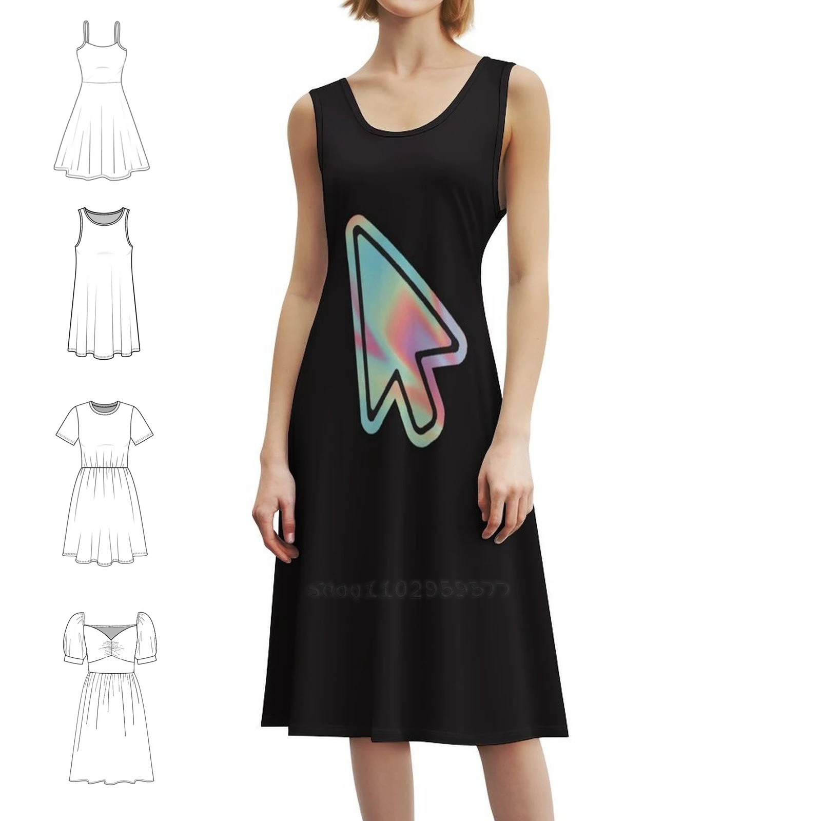 Стрелка голографическая | Платье-комбинезон со стрелками и цветочным принтом для женщин, весна-лето, повседневное платье для вечеринки, пастельная фольга со стрелкой, радужная красочная
Стрелка голографическая | Платье-комбинезон со стрелками и цветочным принтом для женщин, весна-лето, повседневное платье для вечеринки, пастельная фольга со стрелкой, радужная красочная