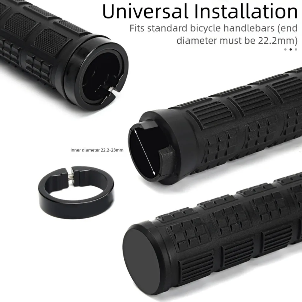 Single-Side Lock-On Bicycle Handlebar Grips - Aluminum Alloy Rubber Grips For Mountain Bikes Waterproof Lightweight
Single-Side Lock-On Bicycle Handlebar Grips - Aluminum Alloy Rubber Grips For Mountain Bikes Waterproof Lightweight