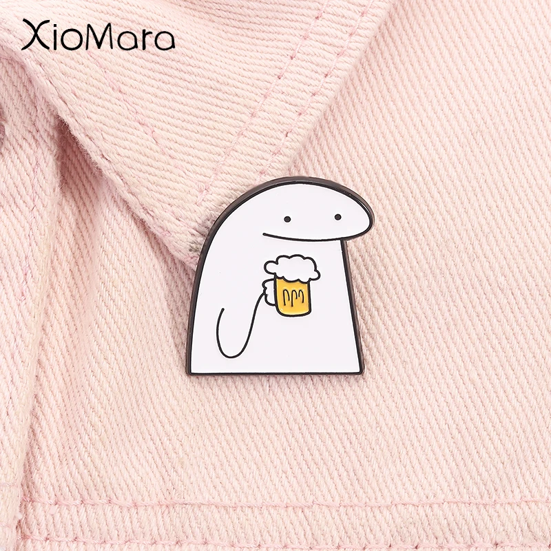 Sad Character Beer Figure Enamel Pin Cartoon Simple Figure Brooch Lapel Backpack Badge Funny Jewelry Gift for Friends
Sad Character Beer Figure Enamel Pin Cartoon Simple Figure Brooch Lapel Backpack Badge Funny Jewelry Gift for Friends