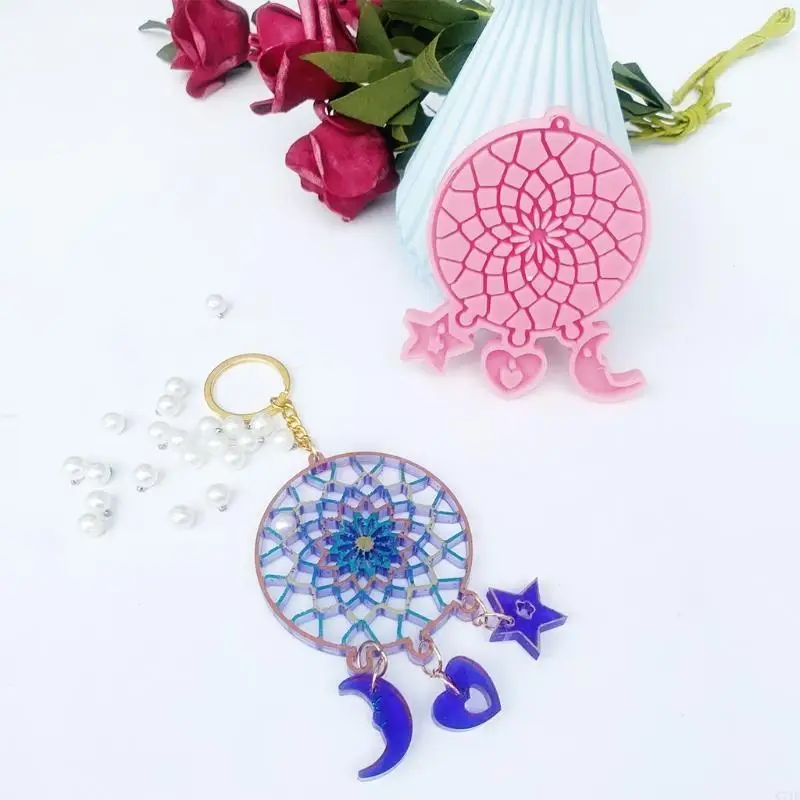 Dream Catcher Star Love Silicone Mold for Jewelry Car Suspension Diy Handicraft
Dream Catcher Star Love Silicone Mold for Jewelry Car Suspension Diy Handicraft