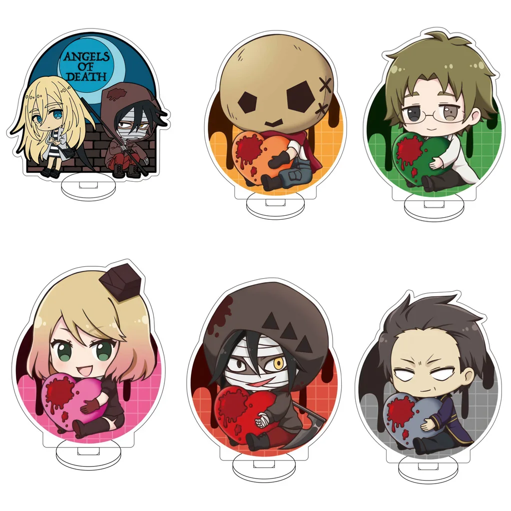 10CM Anime Angels of Death Rachel Gardner Isaac Foster Daniel Dickens Edward Mason Cos Acrylic Figure Stand Cute Gifts Ornaments
10CM Anime Angels of Death Rachel Gardner Isaac Foster Daniel Dickens Edward Mason Cos Acrylic Figure Stand Cute Gifts Ornaments