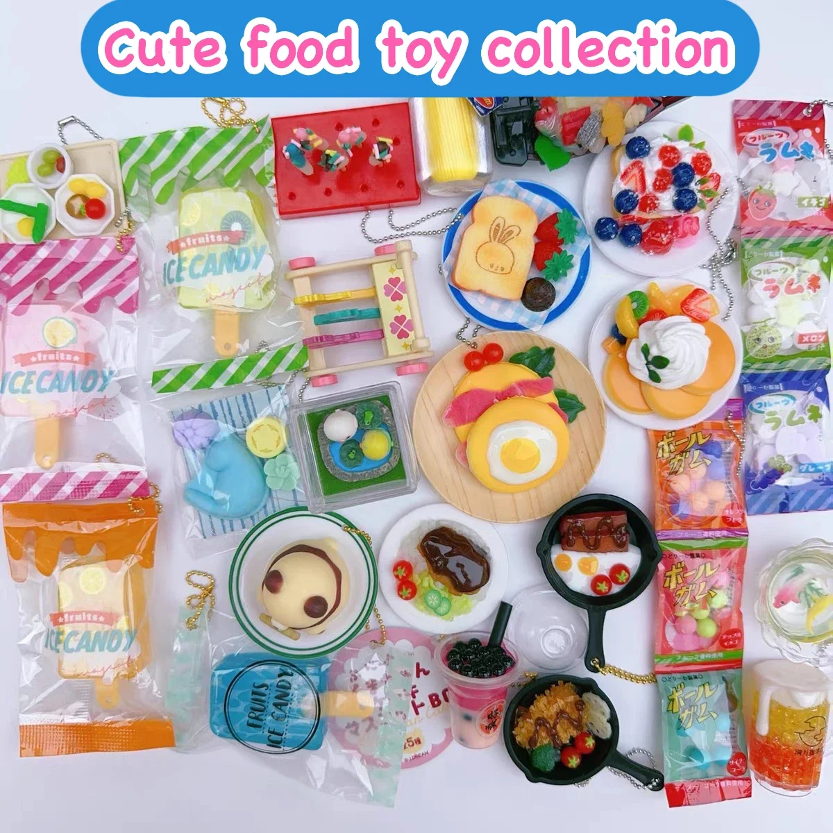 Capsule Toy Collection Miniature Food Toy Cotton Candy Squishy Bread Pancake Dessert Simulation Food Keychain Bag Accessories
Capsule Toy Collection Miniature Food Toy Cotton Candy Squishy Bread Pancake Dessert Simulation Food Keychain Bag Accessories
