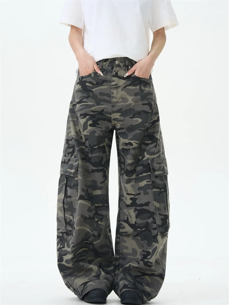 American Retro Camouflage Knife Loose Fit Men's Jeans Autumn Winter High Street Design Sensation Wide Leg Long Pants
American Retro Camouflage Knife Loose Fit Men's Jeans Autumn Winter High Street Design Sensation Wide Leg Long Pants