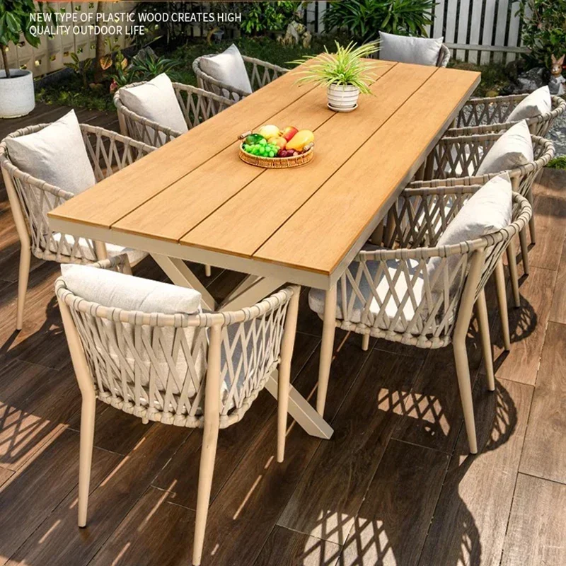 Courtyard Rattan Chair Outdoor Tables Europe Balcony Lounge Minimalist Outdoor Tables Luxury Modern Jardin Mobiliario Furniture
Courtyard Rattan Chair Outdoor Tables Europe Balcony Lounge Minimalist Outdoor Tables Luxury Modern Jardin Mobiliario Furniture