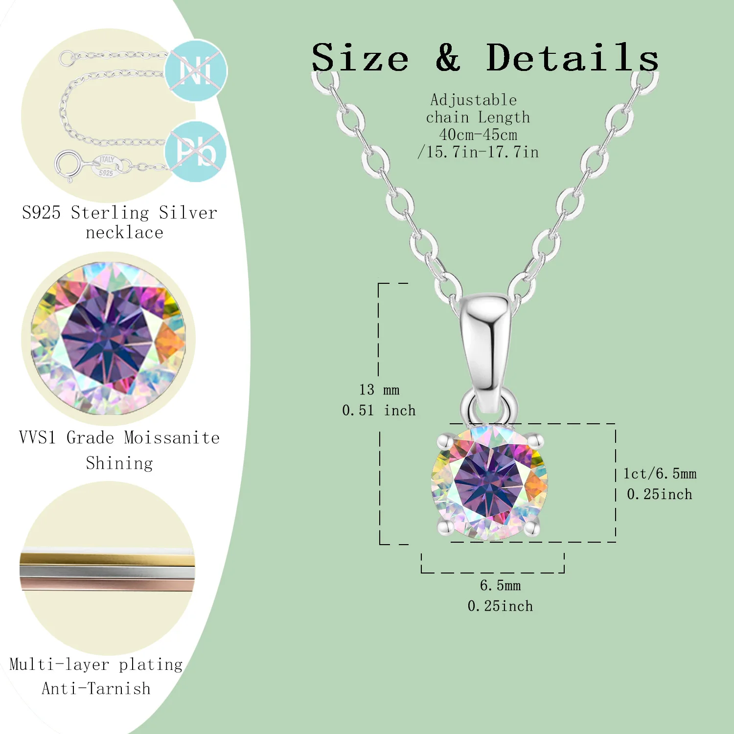 Ювелирные изделия LAMVOICE для женщин, колье с муассанитом 1 карат, колье из стерлингового серебра S925, на День святого Валентина, подарок для дочери
Ювелирные изделия LAMVOICE для женщин, колье с муассанитом 1 карат, колье из стерлингового серебра S925, на День святого Валентина, подарок для дочери