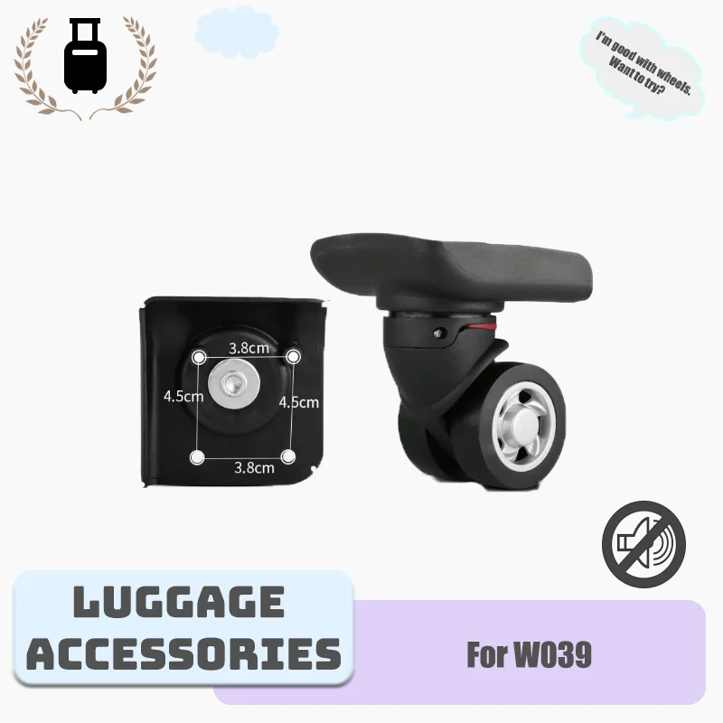 Набор сменных портативных колес для багажа W039 360° ° Бесшумные поворотные ролики, износостойкие аксессуары для чемодана
Набор сменных портативных колес для багажа W039 360° ° Бесшумные поворотные ролики, износостойкие аксессуары для чемодана