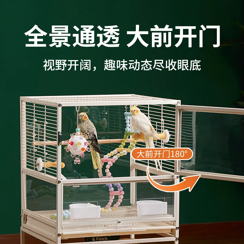 Double-layer bird cage Large space Transparent parrot bird cage Luxury villa Hengsi bird cage
Double-layer bird cage Large space Transparent parrot bird cage Luxury villa Hengsi bird cage