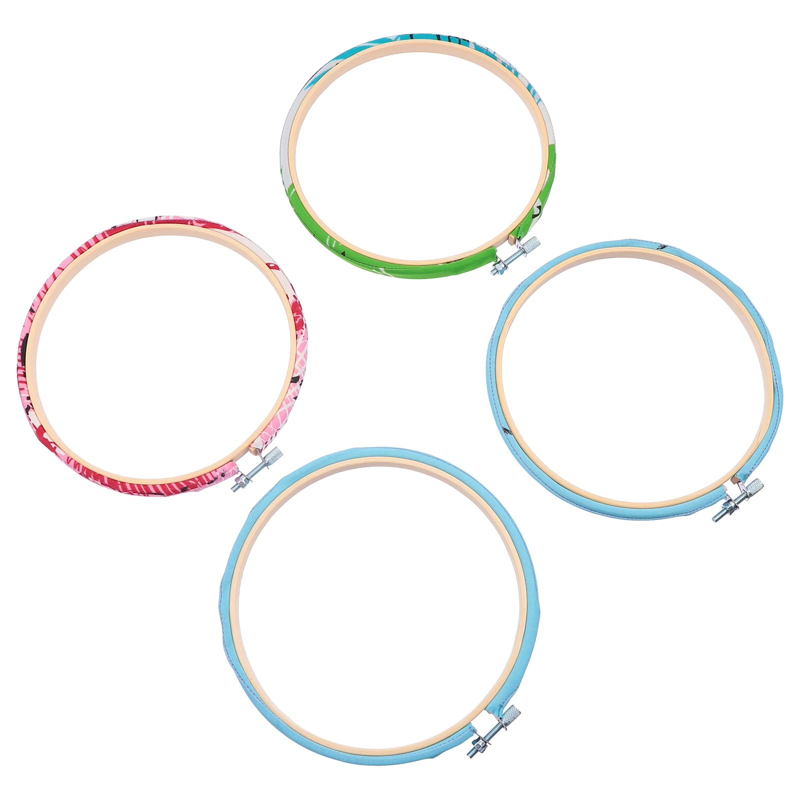 4pcs Embroidery Hoops Cross Stitch Mini Frames Bamboo Round Embroidery Frame DIY Needlework Supplies Adjustable Tension Screws
4pcs Embroidery Hoops Cross Stitch Mini Frames Bamboo Round Embroidery Frame DIY Needlework Supplies Adjustable Tension Screws
