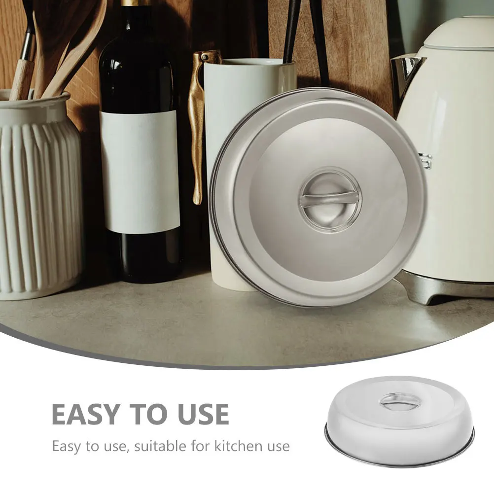 Food Protective Cover Stainless Steel Lid Anti-Splashing Oil-Proof Design Easy Holding Handle Kitchen Bbq Grill Dome
Food Protective Cover Stainless Steel Lid Anti-Splashing Oil-Proof Design Easy Holding Handle Kitchen Bbq Grill Dome