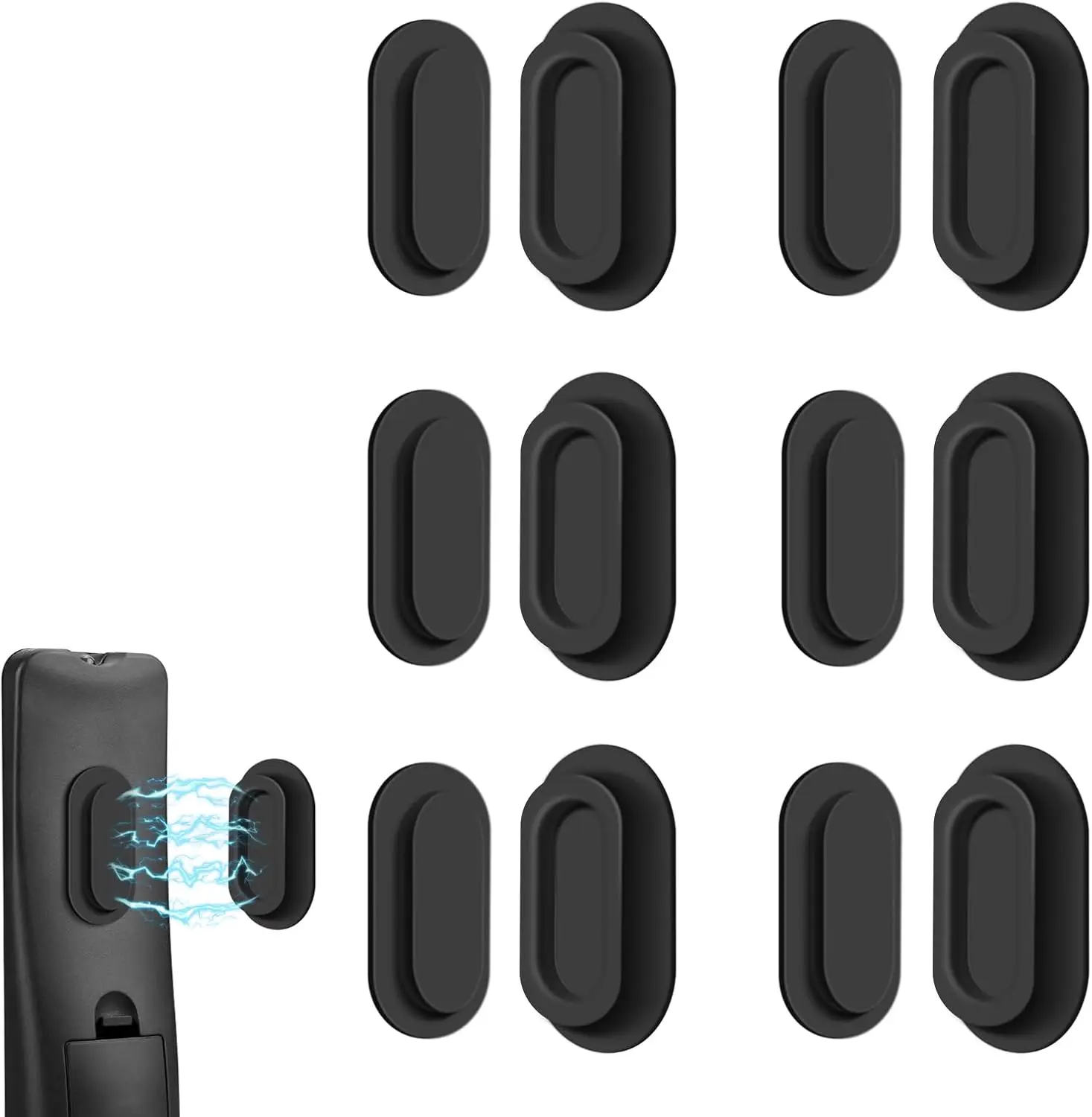 6 Pack Magnetic Remote Control Holder Upgraded Silicone Magnetic Wall Mount for TV Fan Air Conditioner Remotes Self-Adhesive
6 Pack Magnetic Remote Control Holder Upgraded Silicone Magnetic Wall Mount for TV Fan Air Conditioner Remotes Self-Adhesive