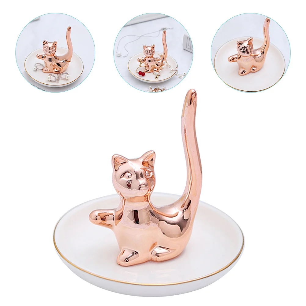 Jewelry Tray Dish Cat Kitten Jewellery Trinket Holder Trays Small Decorative Ring
Jewelry Tray Dish Cat Kitten Jewellery Trinket Holder Trays Small Decorative Ring