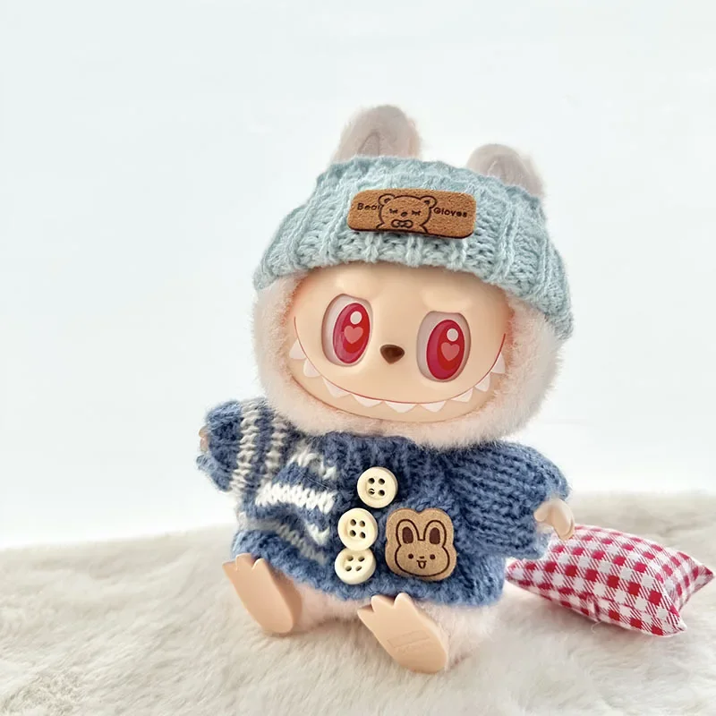 17 см игрушечная кукла, одежда для Labalbu, аксессуары, роскошный рюкзак, новая оригинальная одежда для лаббу, свитер, мини-милая сумка, шляпа
17 см игрушечная кукла, одежда для Labalbu, аксессуары, роскошный рюкзак, новая оригинальная одежда для лаббу, свитер, мини-милая сумка, шляпа