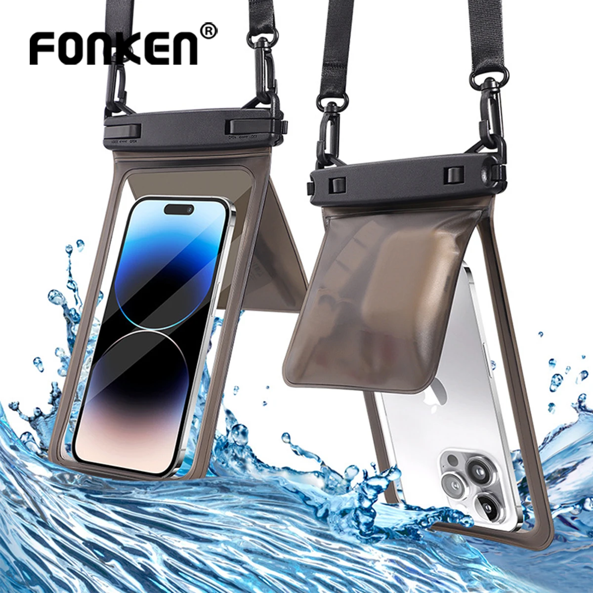 Double Waterproof Phone Case Pouch Bag Under 7.5inch Phone Swimming Cover for iPhone 15 14 13 Pro Max Samsung Mobile Phone Bag
Double Waterproof Phone Case Pouch Bag Under 7.5inch Phone Swimming Cover for iPhone 15 14 13 Pro Max Samsung Mobile Phone Bag
