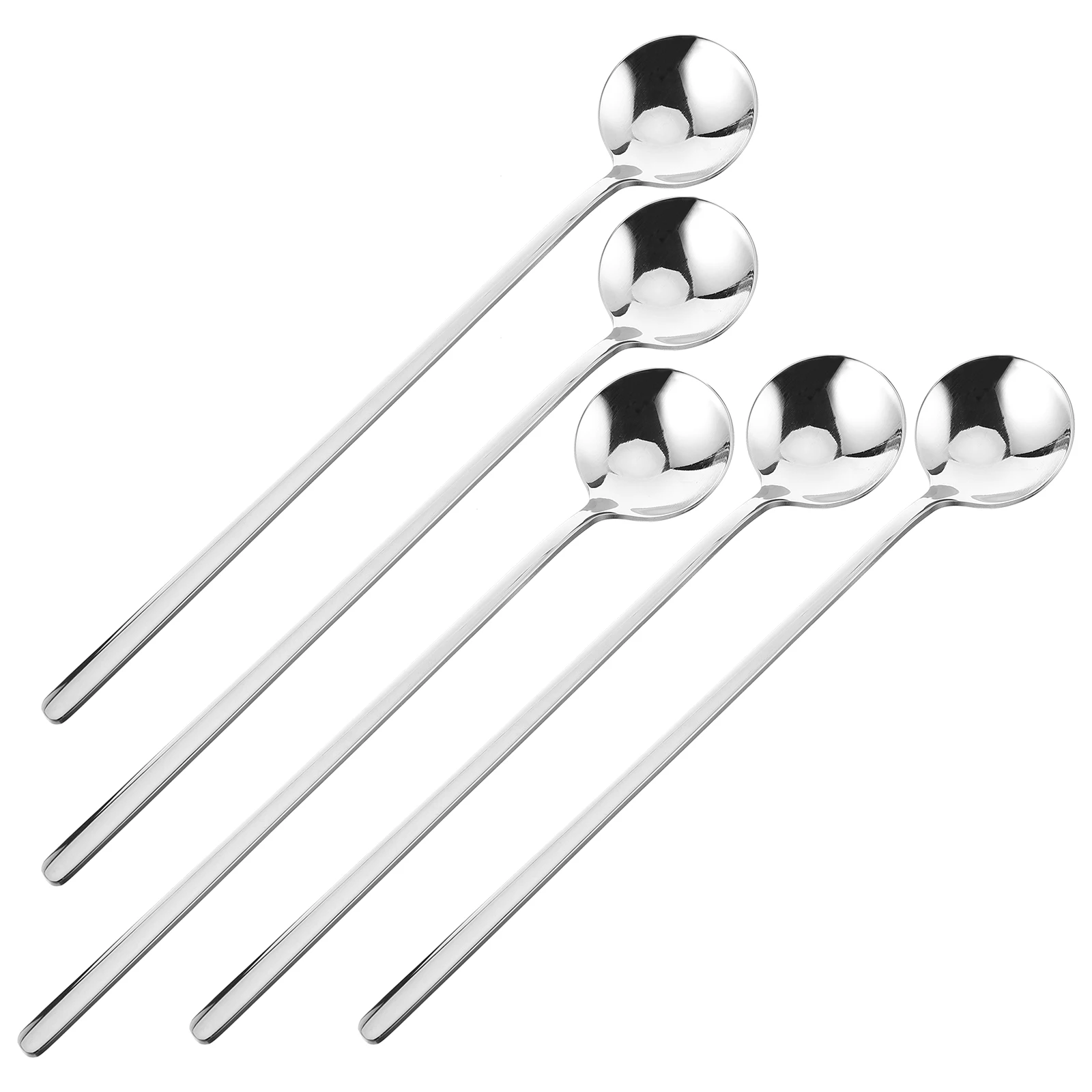 Stainless Steel Ice Spoon Long Spoons for Stirring Cake Handled Dessert Coffee Mixing Round
Stainless Steel Ice Spoon Long Spoons for Stirring Cake Handled Dessert Coffee Mixing Round
