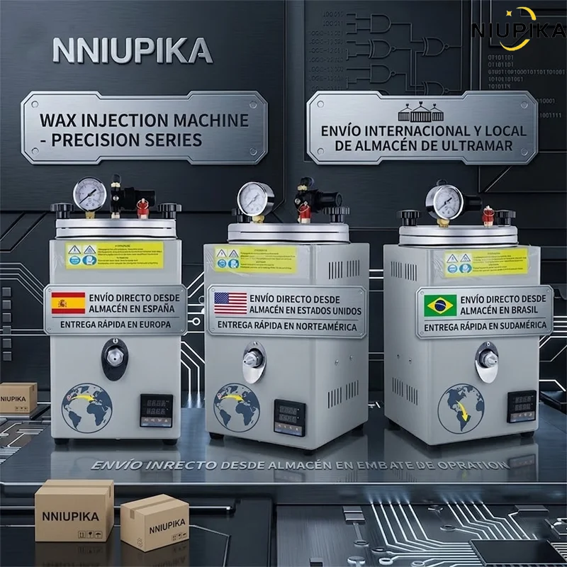 NIUPIKA Wax Injection Machine Jewelry Casting Tool Digital Temp Control US ES BR Local Warehouse Fast Delivery Tax Free 8kg 2026
NIUPIKA Wax Injection Machine Jewelry Casting Tool Digital Temp Control US ES BR Local Warehouse Fast Delivery Tax Free 8kg 2026