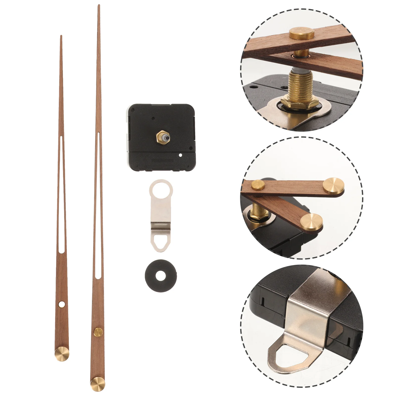 1Set Wall Clock Mechanism Replacement High Torque Movement Kit Solid Wood Powered Clock Motor Quartz 
1Set Wall Clock Mechanism Replacement High Torque Movement Kit Solid Wood Powered Clock Motor Quartz