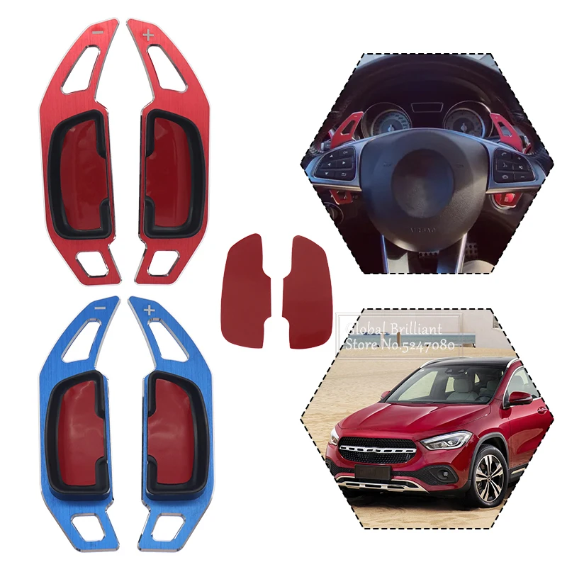 2pcs Aluminum Alloy Steering Wheel Paddle Shifter Extension for Mercedes Benz A B S E Class ML GL GLA GLK SL SLK
2pcs Aluminum Alloy Steering Wheel Paddle Shifter Extension for Mercedes Benz A B S E Class ML GL GLA GLK SL SLK