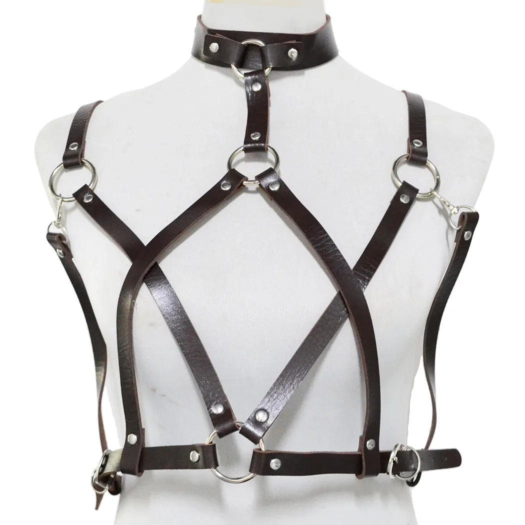 Trendy Leather Harness Bra Top, Adjustable Buckle Straps, Gothic Punk Cage Bra, Sexy Lingerie for Rave Party, Clubwear Sexy Gift
Trendy Leather Harness Bra Top, Adjustable Buckle Straps, Gothic Punk Cage Bra, Sexy Lingerie for Rave Party, Clubwear Sexy Gift