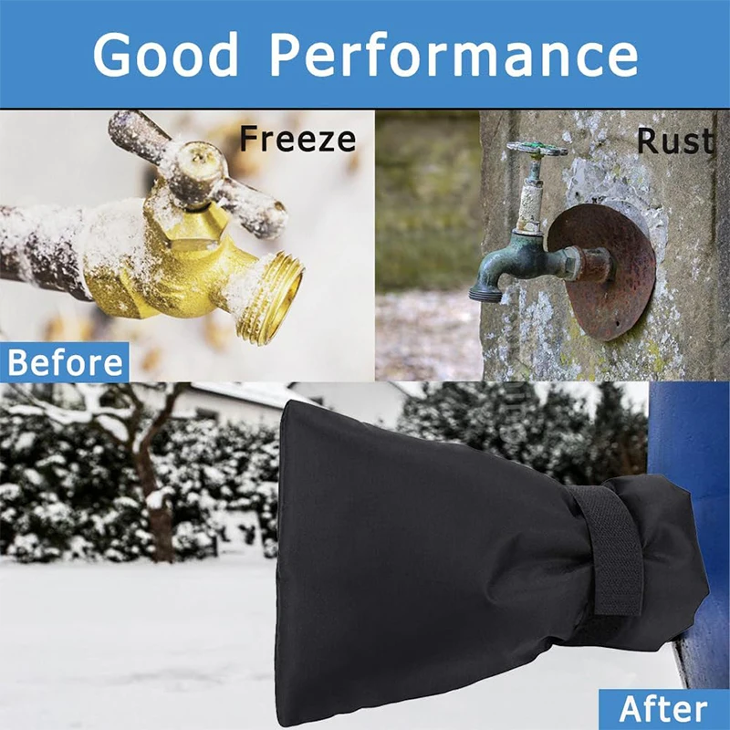 Faucet Antifreeze Cover Winter Outdoor Faucet Anti-Freeze Protective Cover Reusable Tap Protector Kitchen Faucet Accessor
Faucet Antifreeze Cover Winter Outdoor Faucet Anti-Freeze Protective Cover Reusable Tap Protector Kitchen Faucet Accessor