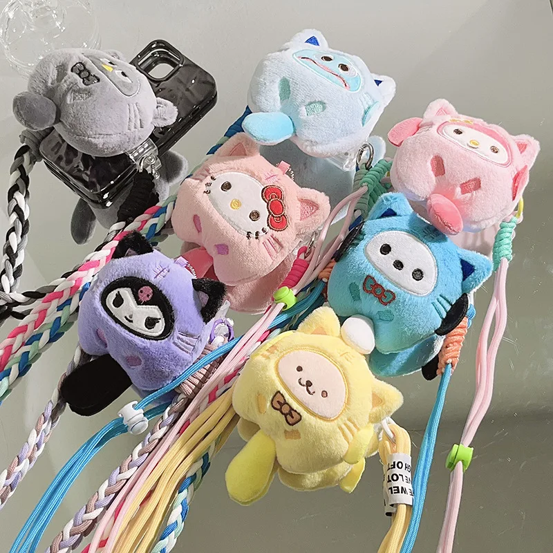 Милый KT Cat плюшевый ремешок для телефона, регулируемый ремень для телефона, съемный кавайный ремень через плечо для телефона, очаровательный подарок для телефона 
Милый KT Cat плюшевый ремешок для телефона, регулируемый ремень для телефона, съемный кавайный ремень через плечо для телефона, очаровательный подарок для телефона