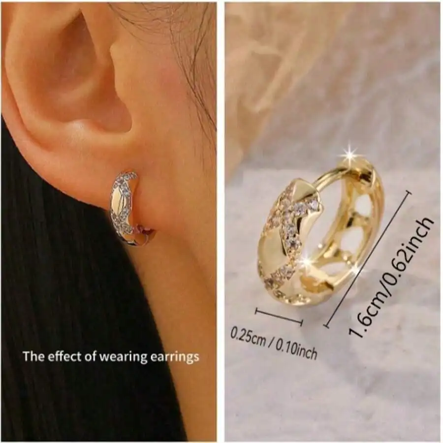 1 Pair Delicate Hollow Criss-Cross Vintage Style Earrings, Elegant Gift For Parties Luxury Bridal Jewelry For Wedding, Party, Gift For Her
1 Pair Delicate Hollow Criss-Cross Vintage Style Earrings, Elegant Gift For Parties Luxury Bridal Jewelry For Wedding, Party, Gift For Her