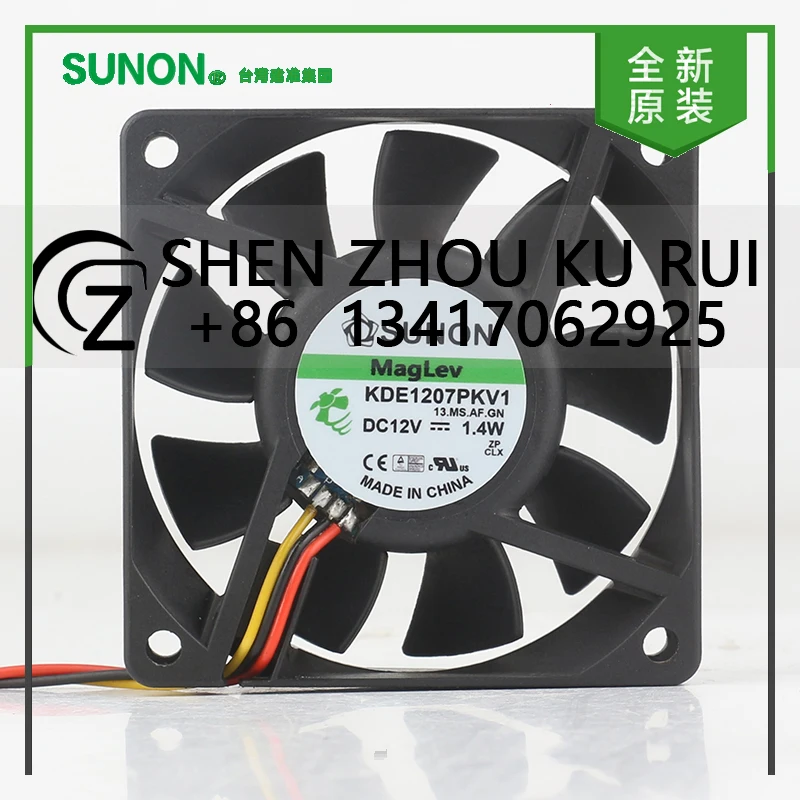 New original Sunon 5V 24V 48V DC 12V 1.4W AC EC 7020 70X70X20MM 7CM Maglev fan Inverter Mute three-wire KDE1207PKV1 cooling fan
New original Sunon 5V 24V 48V DC 12V 1.4W AC EC 7020 70X70X20MM 7CM Maglev fan Inverter Mute three-wire KDE1207PKV1 cooling fan