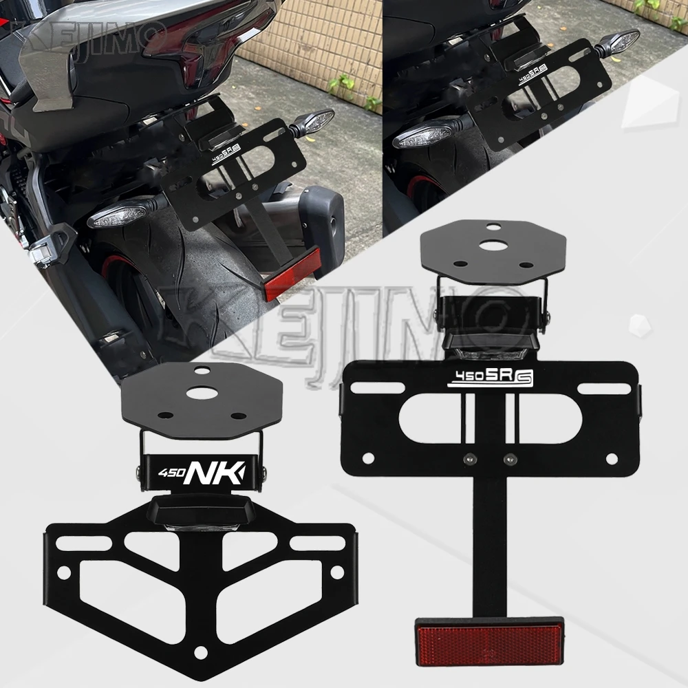 For CFMOTO 450SR License Plate Holder LED Light 450 SR NK 450SS 450NK 450SRS Motorcycle Tail Tidy Fender Eliminators Bracket Kit
For CFMOTO 450SR License Plate Holder LED Light 450 SR NK 450SS 450NK 450SRS Motorcycle Tail Tidy Fender Eliminators Bracket Kit