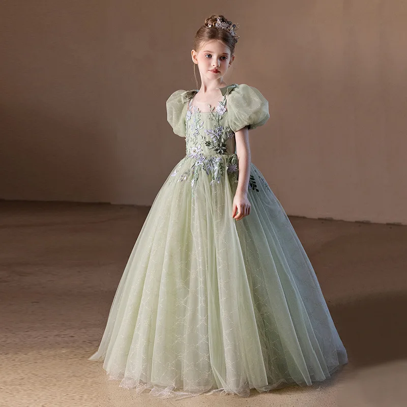 Elegant embroidery Flowers Princess birthday Party Ball Gown Princess Dress Kids Girls Dresses For Weddings Prom Dresses
Elegant embroidery Flowers Princess birthday Party Ball Gown Princess Dress Kids Girls Dresses For Weddings Prom Dresses