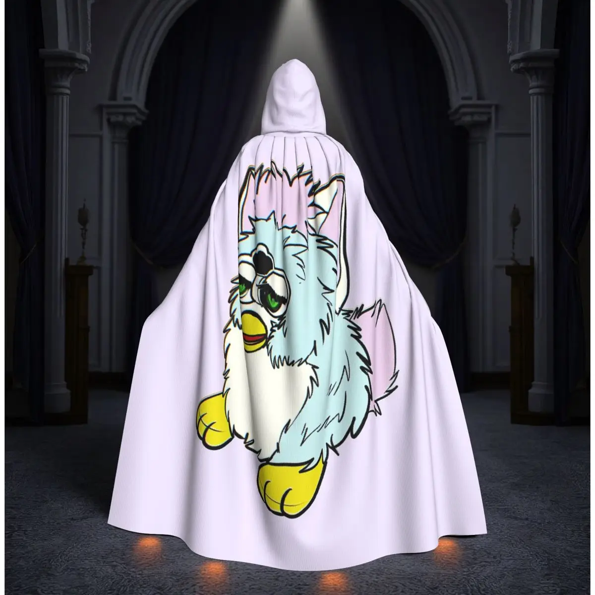 Длинный плащ-накидка Furby Army с капюшоном, костюм ведьмы, средневековый костюм, косплей, накидка на Хэллоуин, вампир, для взрослых, унисекс
Длинный плащ-накидка Furby Army с капюшоном, костюм ведьмы, средневековый костюм, косплей, накидка на Хэллоуин, вампир, для взрослых, унисекс