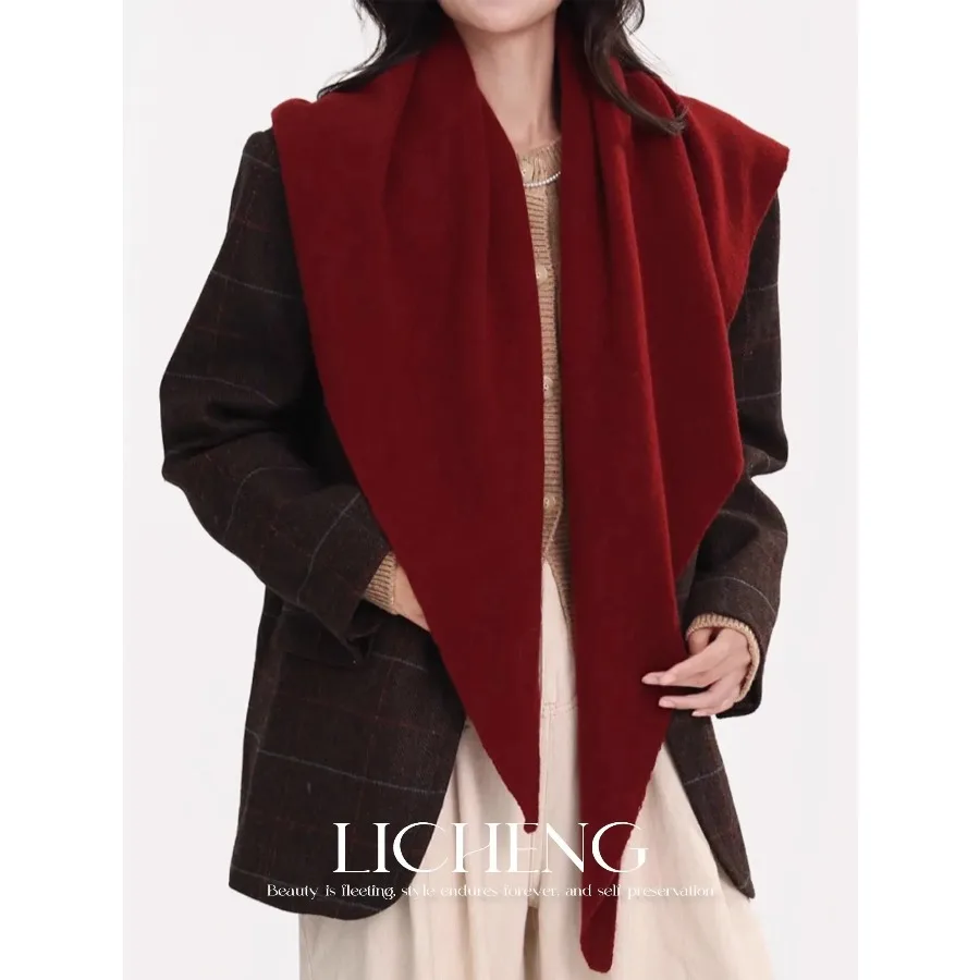 100% Шерстяной Британский Треугольный Шарф Люкс: Универсальный, Суперкомфортный, Нежный, Теплый, Зимний, Женский, в Корейском Стиле
100% Шерстяной Британский Треугольный Шарф Люкс: Универсальный, Суперкомфортный, Нежный, Теплый, Зимний, Женский, в Корейском Стиле