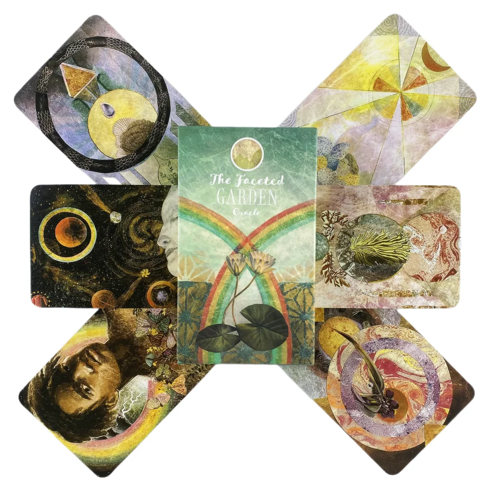 The Faceted Garden Oracle Cards Divination Tarot Deck English Family Board Game Deck Mysterious Beginners Entertainment
The Faceted Garden Oracle Cards Divination Tarot Deck English Family Board Game Deck Mysterious Beginners Entertainment