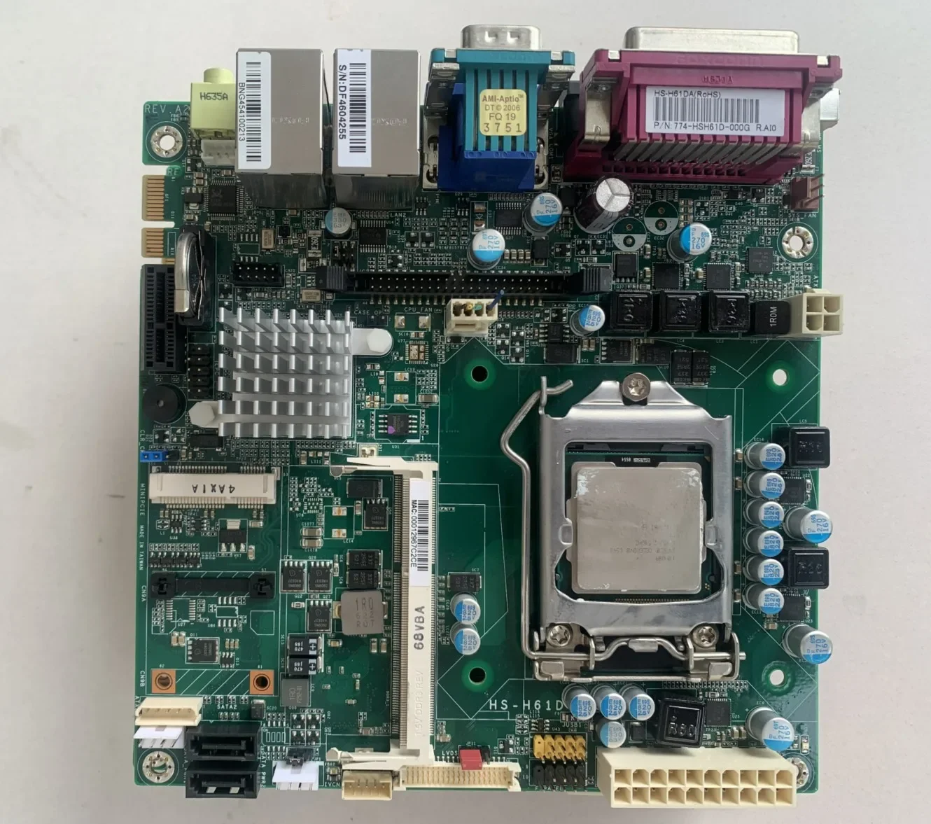 For HS-H61DA (RoHS) Cash Register Equipment Main Board HSH61D-000G Mini Small Board
For HS-H61DA (RoHS) Cash Register Equipment Main Board HSH61D-000G Mini Small Board