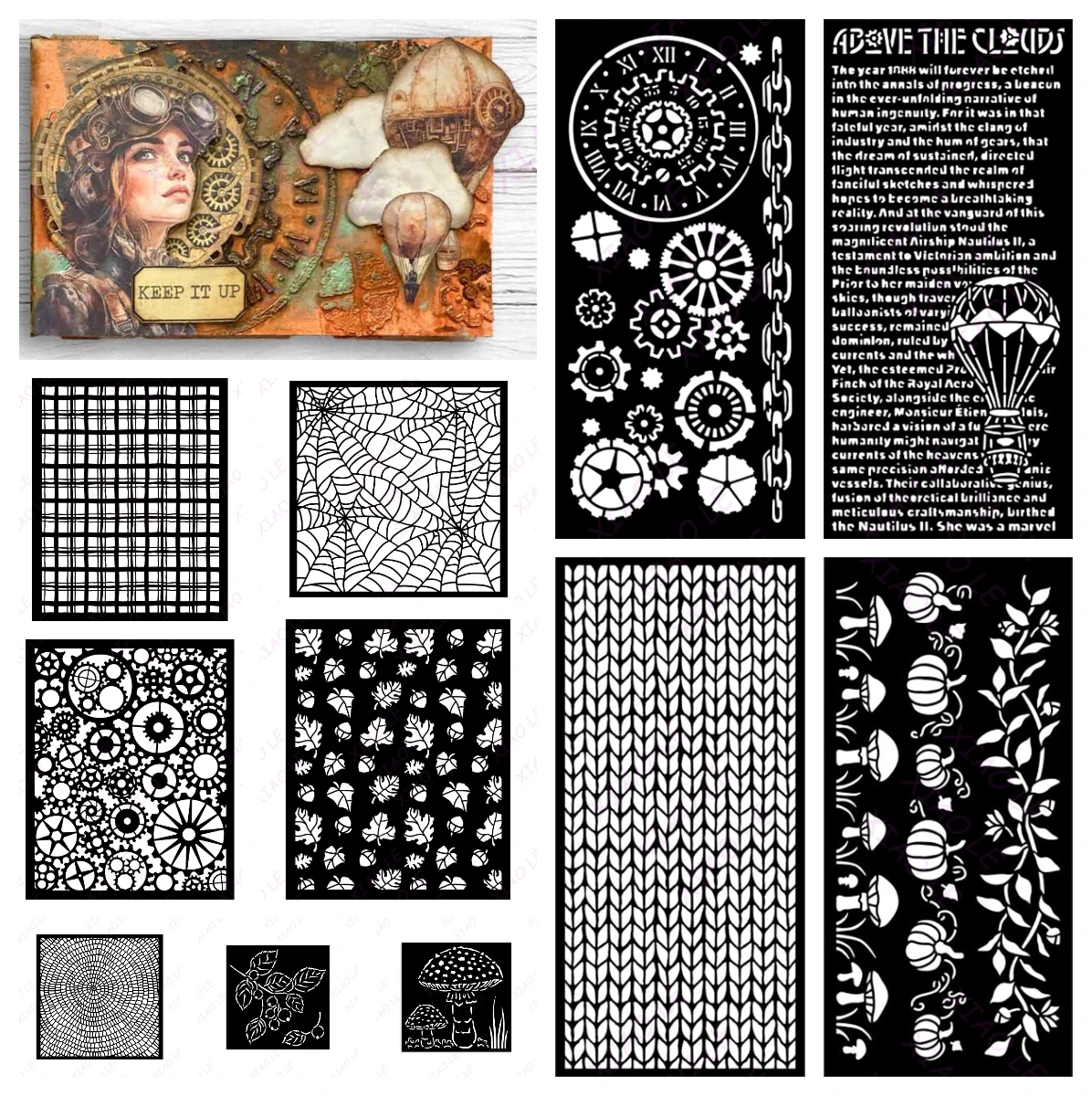 Halloween Spider Pattern DIY Layering Stencils Wall Painting Scrapbook Coloring Embossing Album Decorative Paper Card Template
Halloween Spider Pattern DIY Layering Stencils Wall Painting Scrapbook Coloring Embossing Album Decorative Paper Card Template