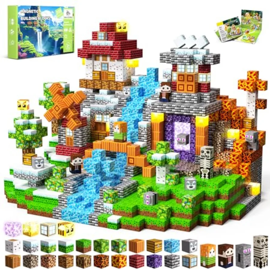 Magnetic Blocks 208PCS for STEM learning ABS plastic multicolor strong neodymium magnets safe rounded edges ideal for kids age
Magnetic Blocks 208PCS for STEM learning ABS plastic multicolor strong neodymium magnets safe rounded edges ideal for kids age