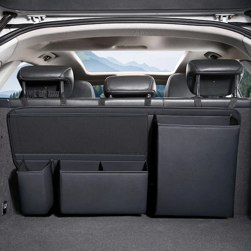Car Trunk Hanging Storage Bag Leather Auto Rear Seat Tools Fire Large Capacity Multi-pocket Auto Storage Cargo Rack Organizer
Car Trunk Hanging Storage Bag Leather Auto Rear Seat Tools Fire Large Capacity Multi-pocket Auto Storage Cargo Rack Organizer
