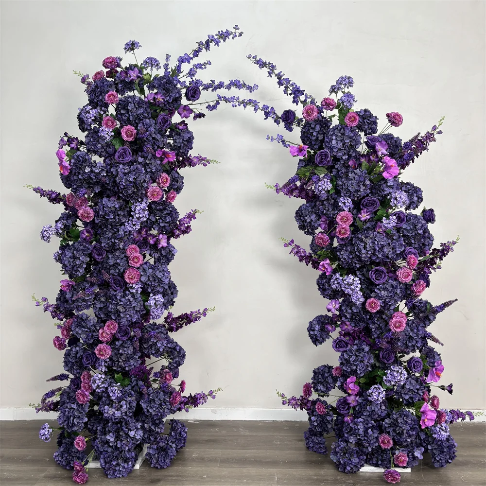 Modern Realistic Artificial Silk Flower Arches For Birthday Wedding Events Purple Lavender Floral Backdrop Handmade Design
Modern Realistic Artificial Silk Flower Arches For Birthday Wedding Events Purple Lavender Floral Backdrop Handmade Design