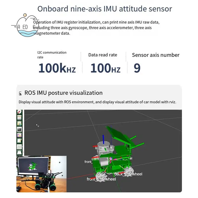 Плата управления роботом AED6-Ros Ros2 со Stm32f103rct6 Imu для Raspberry Pi Jetson Robotics
Плата управления роботом AED6-Ros Ros2 со Stm32f103rct6 Imu для Raspberry Pi Jetson Robotics