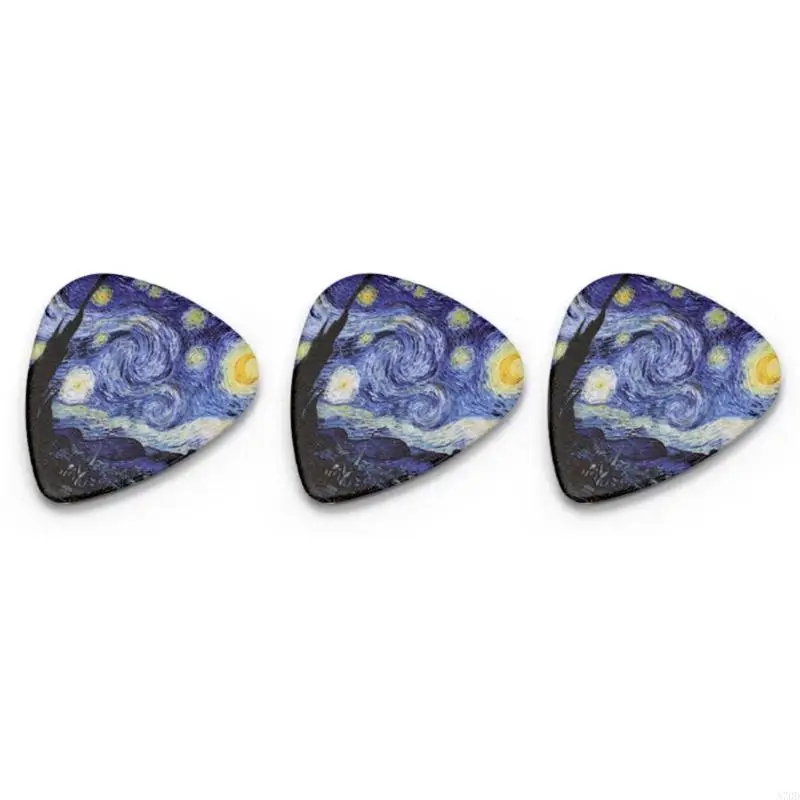 3Pieces Celluloid Plectrum Set Colorful Guitar Plectrums Perfect for Musicians A70D
3Pieces Celluloid Plectrum Set Colorful Guitar Plectrums Perfect for Musicians A70D