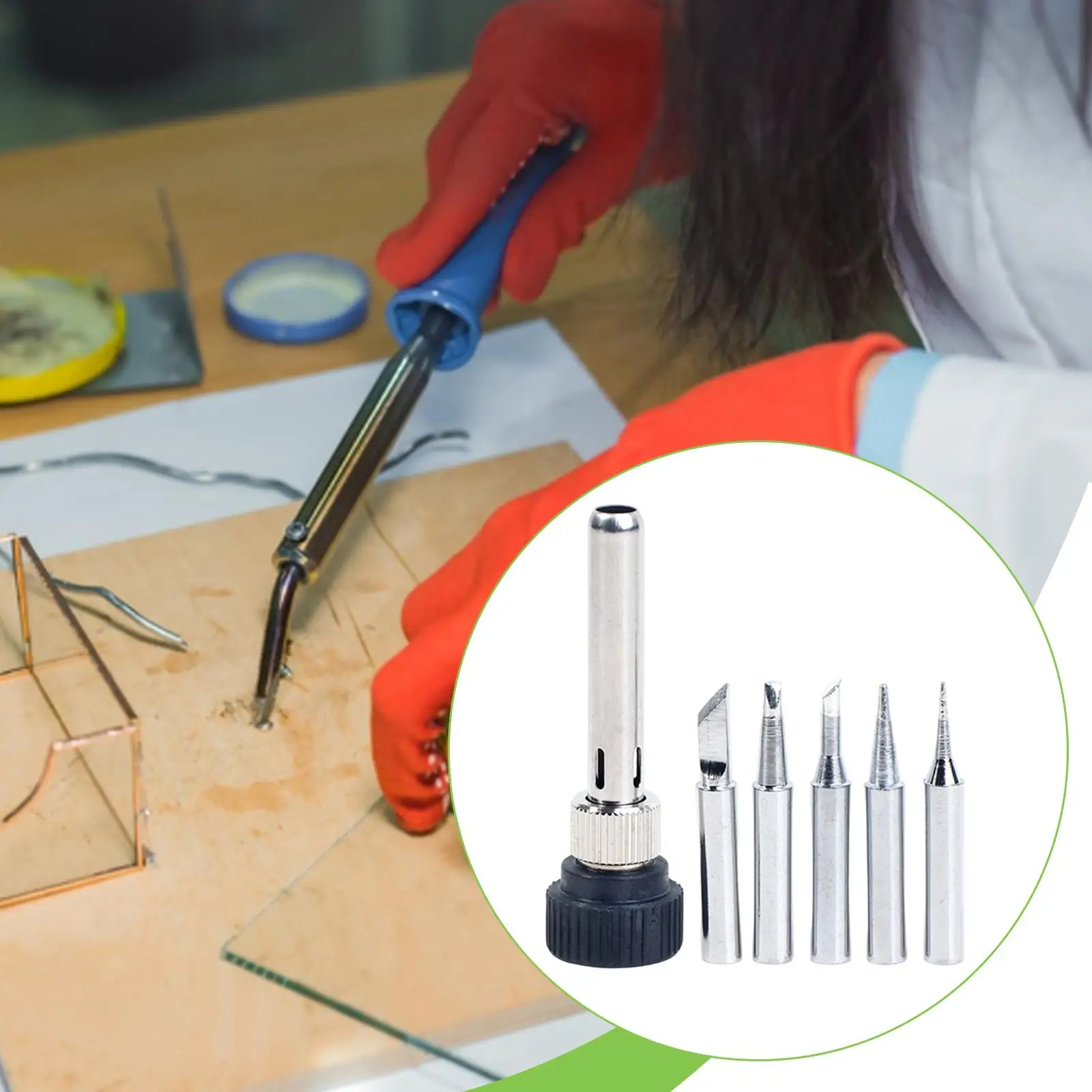 Welding Sleeve Copper Soldering Tip Set Solder Iron Kit with Retainer for 936 Solder Stations DIY Electronics
Welding Sleeve Copper Soldering Tip Set Solder Iron Kit with Retainer for 936 Solder Stations DIY Electronics