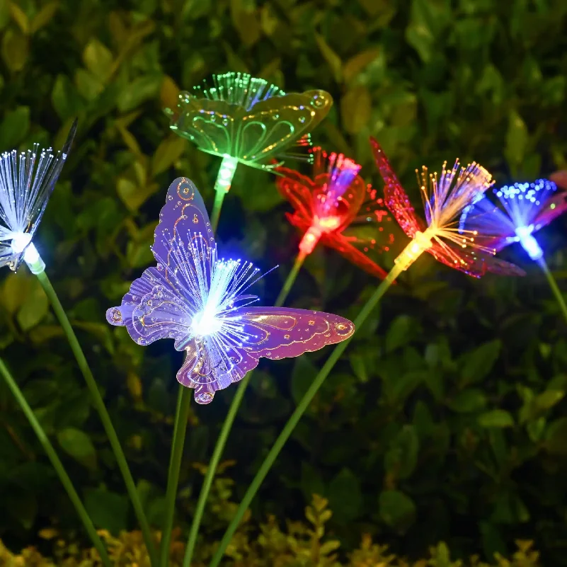 Garden Solar Butterfly Lights Outdoor 6LED Decor Light Waterproof Stake Lights For Yard Pathway Patio
Garden Solar Butterfly Lights Outdoor 6LED Decor Light Waterproof Stake Lights For Yard Pathway Patio