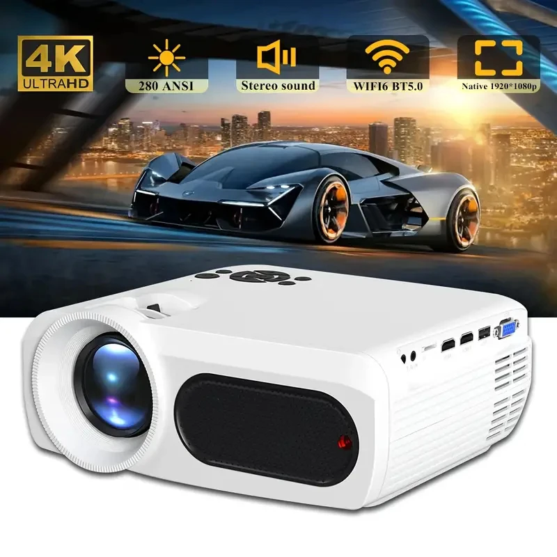 Умный проектор Android 4K светодиодный, 300 ANSI Full HD 1080P, видео, домашний кинотеатр, автоматический проектор Keystone 5G WiFi, портатив
Умный проектор Android 4K светодиодный, 300 ANSI Full HD 1080P, видео, домашний кинотеатр, автоматический проектор Keystone 5G WiFi, портатив