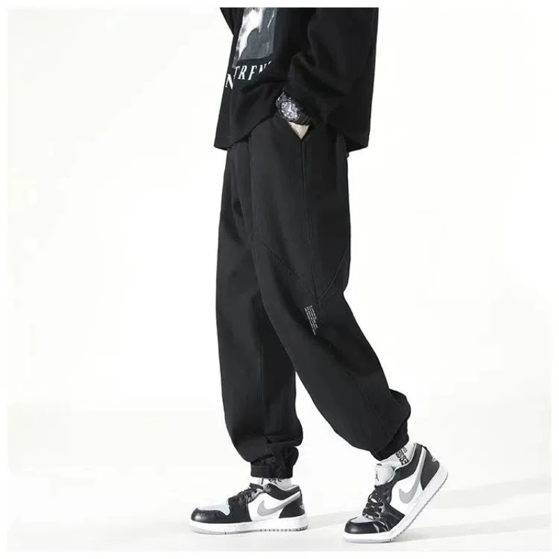 Pure Cotton Pants for Men in Spring and Autumn Loose Wide-leg Casual Pants for Men Japanese Retro Trendy Leg-tie Overalls
Pure Cotton Pants for Men in Spring and Autumn Loose Wide-leg Casual Pants for Men Japanese Retro Trendy Leg-tie Overalls