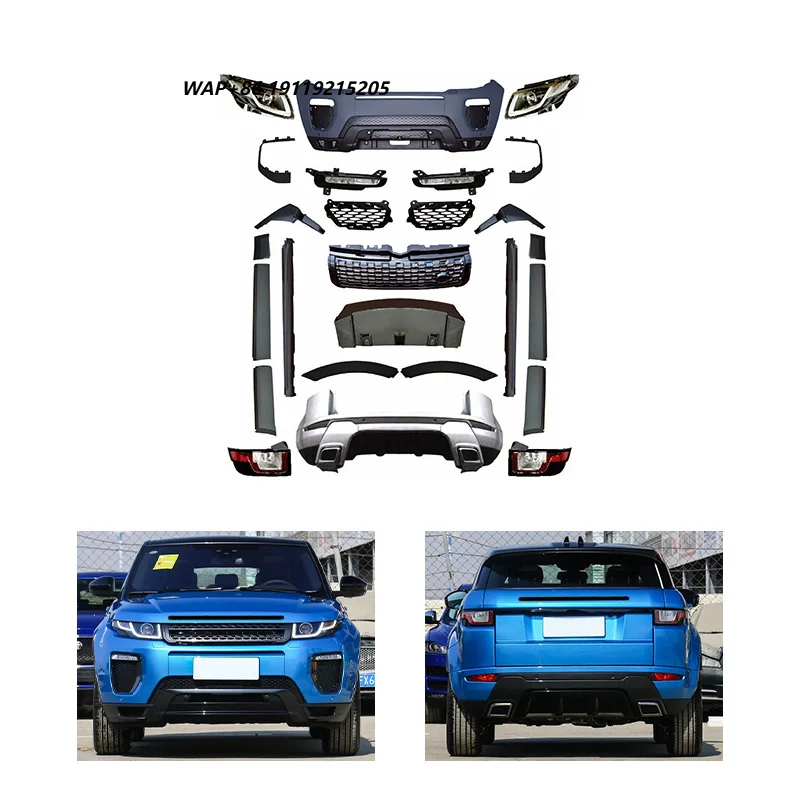 2011-2017 Car Modification and Upgrade New Body Kit Front and Rear Bumpers for Range Rover Evoque
2011-2017 Car Modification and Upgrade New Body Kit Front and Rear Bumpers for Range Rover Evoque