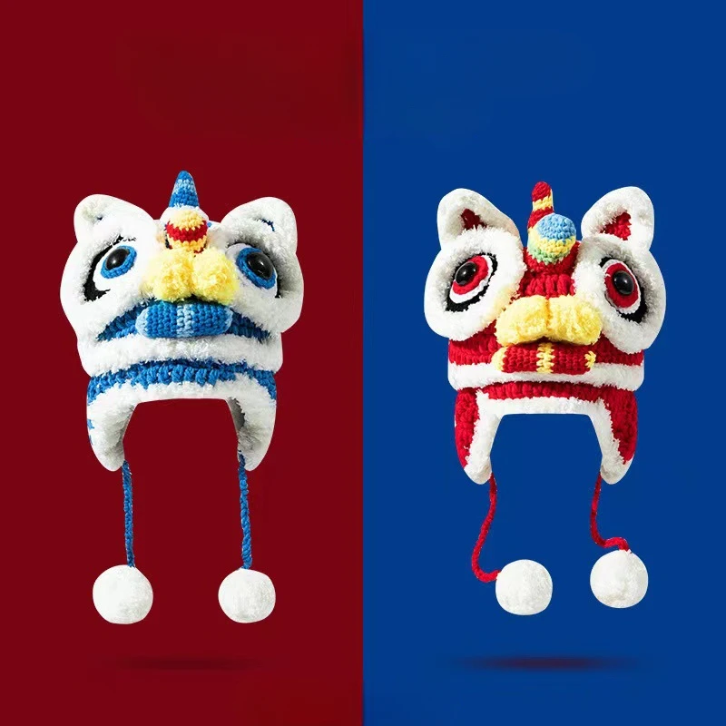 Шапка в китайском стиле «Пробуждение льва» на год Дракона, комплект для родителей и детей, осенне-зимняя теплая шерстяная шапка, новогодняя детская шапка
Шапка в китайском стиле «Пробуждение льва» на год Дракона, комплект для родителей и детей, осенне-зимняя теплая шерстяная шапка, новогодняя детская шапка