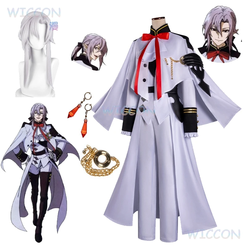 Ferid Bathory Cosplay Anime Seraph Of The End Owari no Seraph Roleplay Cape Costume Uniform Wig Vampire Outfit Halloween Shoes
Ferid Bathory Cosplay Anime Seraph Of The End Owari no Seraph Roleplay Cape Costume Uniform Wig Vampire Outfit Halloween Shoes